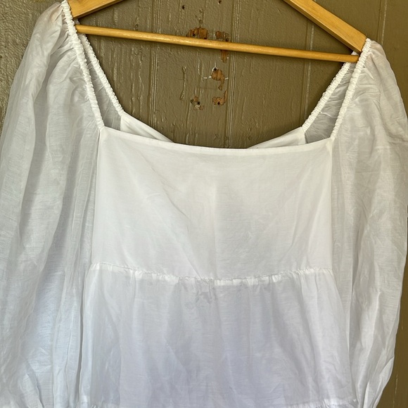 Alice + Olivia Rowen tiered tie back cotton/silk blend dress - Picture 5 of 12